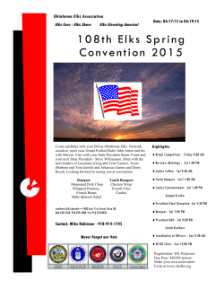 108th Elks Spring Convention 2015