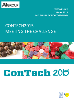 contech2015 meeting the challenge