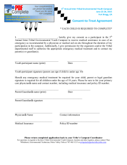 Consent-to-Treat Agreement