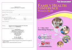 family health - International Journal of Public Health and Clinical