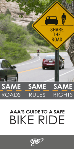AAA`s Guide to a Safe Bike Ride