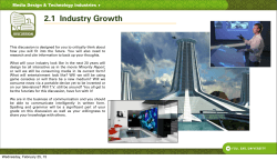 2.1 Industry Growth (Rubrics)