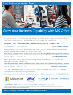 Grow Your Business Capability with MS Office