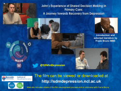 The film can be viewed or downloaded at http://sdmdepression.ncl