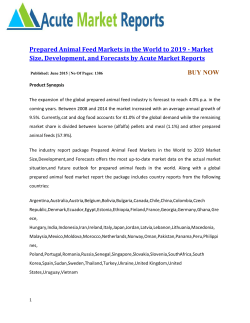 Prepared Animal Feed Markets in the World