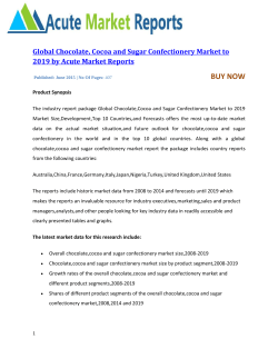 Global Chocolate, Cocoa and Sugar Confectionery Market