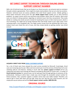 GET DIRECT EXPERT TECHNICIAN THROUGH DIALING GMAIL SUPPORT CONTACT NUMBER