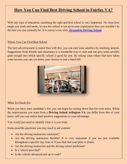 How You Can Find Best Driving School in Fairfax VA