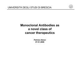 Monoclonal Antibodies as a novel class of cancer therapeutics