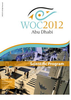 Scientific Program World Ophthalmology Congress®