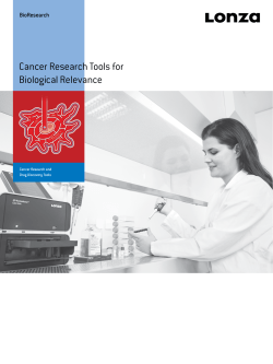 Cancer Research Tools for Biological Relevance Bio Research BioResearch