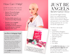 JUST BE ANGELS How Can I Help?