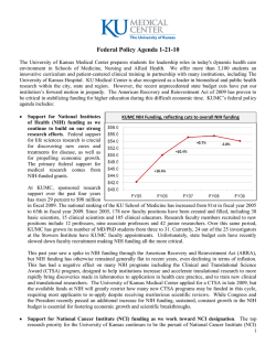 Federal Policy Agenda 1-21-10