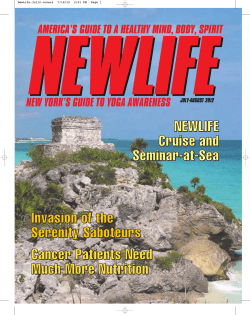 NEWLIFE Cruise and Seminar-at-Sea Invasion of the