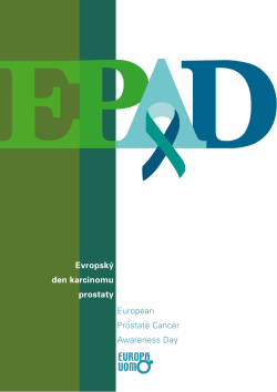 Evropský den karcinomu prostaty European