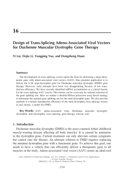 16 Design of Trans-Splicing Adeno-Associated Viral Vectors