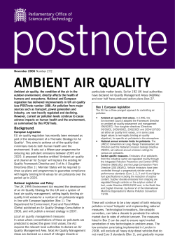 AMBIENT AIR QUALITY