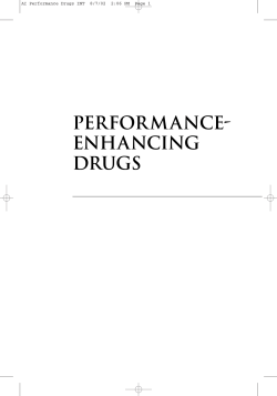 Perfor m ance- Enhancing Drugs
