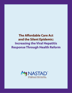 The Affordable Care Act and the Silent Epidemic: Increasing the Viral Hepatitis