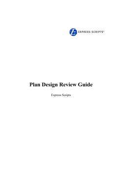 Plan Design Review Guide Express Scripts