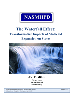 The Waterfall Effect: Transformative Impacts of Medicaid Expansion on States