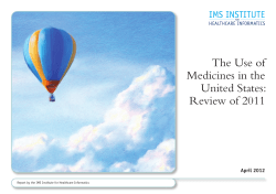 The Use of Medicines in the United States: Review of 2011