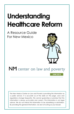 Understanding Healthcare Reform  A Resource Guide