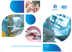 2008 Continuing Professional Development
