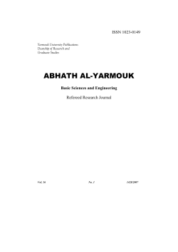 ABHATH AL-YARMOUK