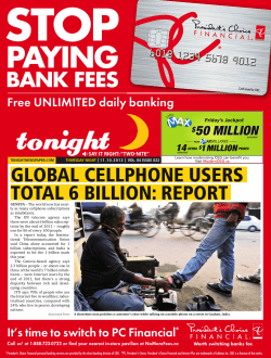 STOP PAYING BANK FEES GLOBAL CELLPHONE USERS