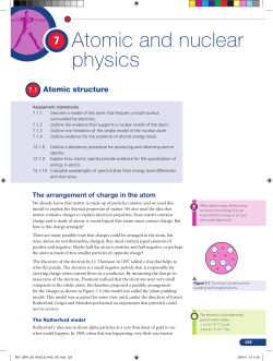 Atomic and nuclear physics  7