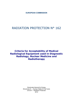 RADIATION PROTECTION N° 162