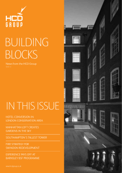 Building Blocks in this issuE