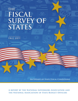 Fiscal Survey of States The