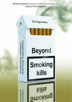 EXECUTIVE SUMMARY Smoking Kills