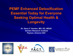 PEMF Enhanced Detoxification Essential Today for Everyone Seeking Optimal Health &amp; Longevity