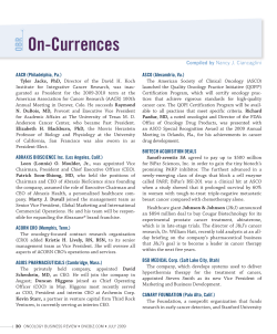 On-Currences  OBR AACR (Philadelphia, Pa.)