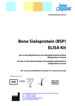Bone Sialoprotein (BSP) ELISA Kit