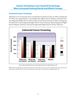 Cancer Screening: Lives Saved If Screenings Colorectal Cancer Screening