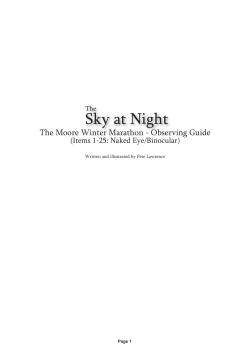 Sky at Night The Moore Winter Marathon - Observing Guide Wi t M