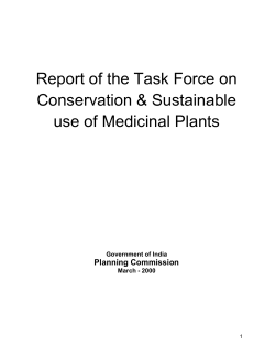Report of the Task Force on Conservation &amp; Sustainable