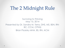The 2 Midnight Rule