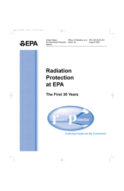 United States Office of Radiation and  EPA 402-B-00-001 August 2000