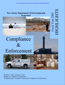 Compliance &amp; Enforcement HIGHLIGHTS