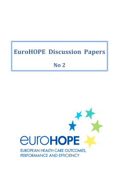 EuroHOPE  Discussion  Papers No 2