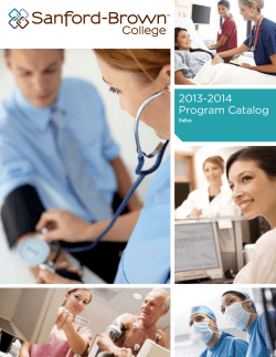2013-2014 Program Catalog Dallas