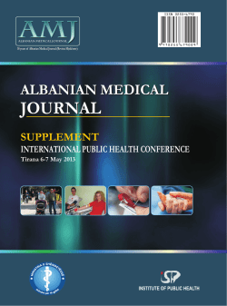 AMJ  JOURNAL ALBANIAN MEDICAL