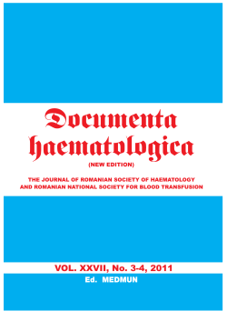 VOL. XXVII, No. 3-4, 2011