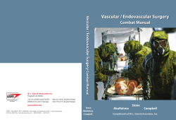 Vascular / Endovascular Surgery Combat Manual Vascular / Endo vascular Sur