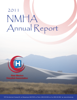 NMHA Annual Report 2011 New Mexico